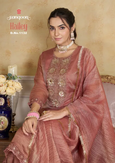 Hailey By Rangoon Salsa Kurti With Bottom Dupatta